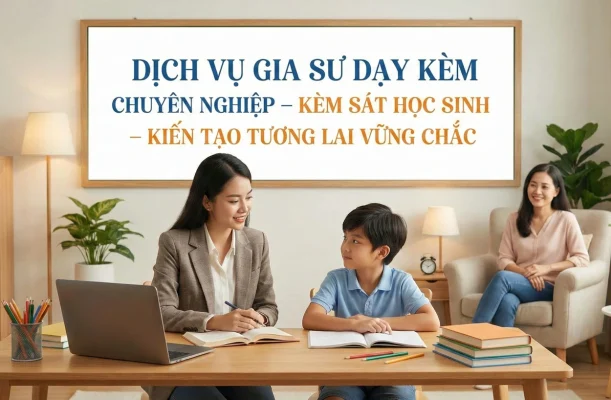 Dịch vụ giảng dạy gia sư kèm sát học sinh