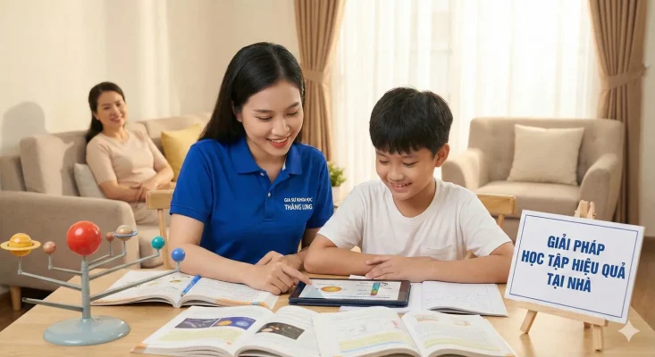 Gia sư dạy kèm giải pháp học hiệu quả tại nhà