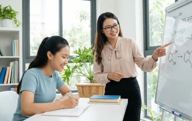 Gia sư Hóa cải thiện tư duy nhanh
