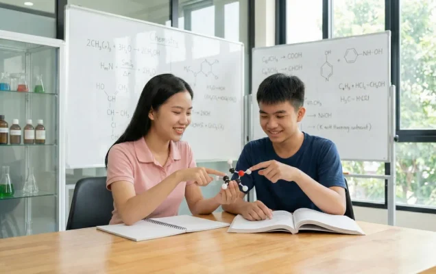 Gia sư Hóa tại nhà theo sát chương trình