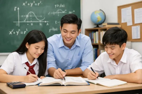 Gia sư Toán THPT HCM nâng cao điểm số