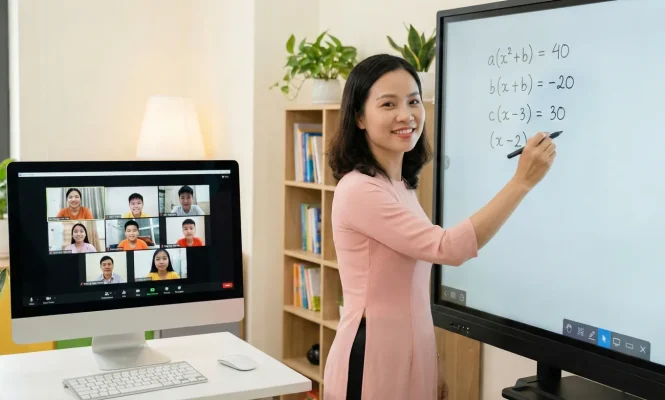 gia sư dạy toán online – Khoa Học Thăng Long