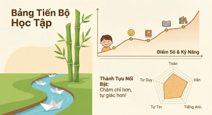 kết quả tiến bộ khi học gia sư toán